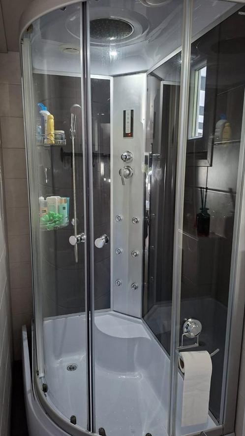 Douchecabine met diverse extra s, Doe-het-zelf en Verbouw, Sanitair, Zo goed als nieuw, Douche, Glas, Ophalen