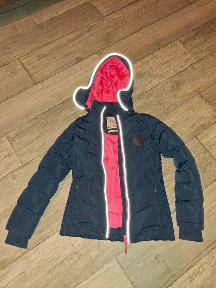 Mooie donker blauwe Cars Winterjas Meisje Maat 10 (140), Kinderen en Baby's, Kinderkleding | Maat 140, Gebruikt, Meisje, Jas, Ophalen of Verzenden