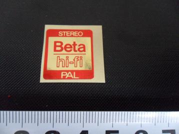 sticker Stereo BETA Hi-Fi Pal  *  beschikbaar voor biedingen