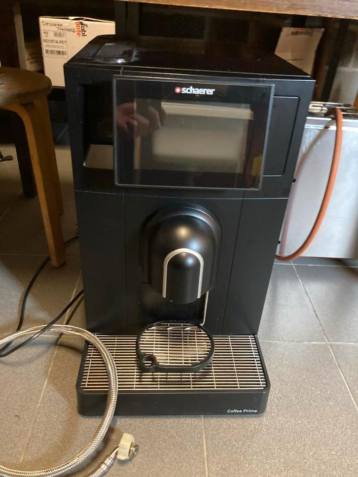 Schaerer Coffee Prime Volautomaat Koffiemachine, Witgoed en Apparatuur, Koffiezetapparaten, Gebruikt, Koffiebonen, Koffiemachine