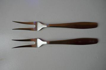 2 Gero Zilmeta model rumba 515  vleesvorkjes 15 cm beschikbaar voor biedingen