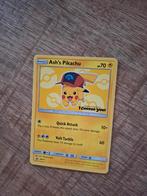 Ash's Pikachu SM111 Promo. Ex-nm (in mijn ogen)???, Ophalen of Verzenden, Gebruikt