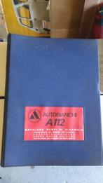 Onderdelenboek Autobianchi A112, Ophalen of Verzenden
