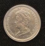 10 Cent Zilver 1918 Wilhelmina, Postzegels en Munten, Munten | Nederland, Ophalen of Verzenden, Koningin Wilhelmina, 10 cent, Zilver