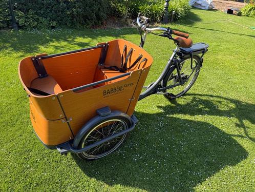 Babboe Curve-E met accessoires en keuringsrapport., Fietsen en Brommers, Fietsen | Bakfietsen, Zo goed als nieuw, Overige merken
