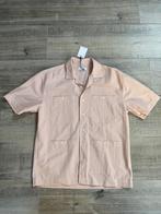 Edmmond Studios Heren Shirt Korte Mouw Large Nieuw Zalm Ruit, Ophalen of Verzenden, Nieuw, Roze, Halswijdte 41/42 (L)