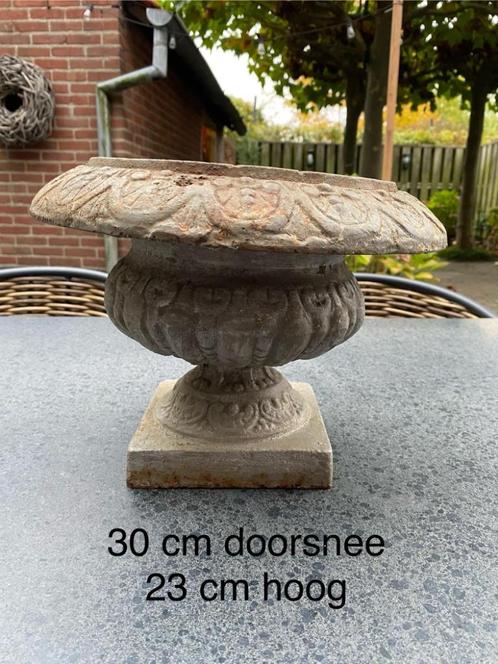 IJzeren tuinvaas, Tuin en Terras, Tuinvazen, Gebruikt, Ophalen of Verzenden