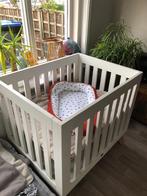 Baby Box Riva Zonder Lade Wit/Beuken, Kinderen en Baby's, Ophalen, Gebruikt, Vierkant, In hoogte verstelbaar
