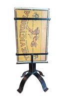 Vintage Openhaard Lucifer Houder, Gebruikt, Zwart, Ophalen of Verzenden, Metaal