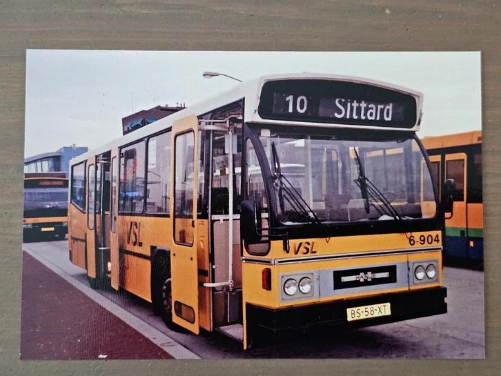 Foto BUS VSL Heerlen 6-904, Verzamelen, Spoorwegen en Tramwegen, Gebruikt, Bus of Metro, Overige typen, Verzenden