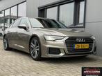Audi A6 Limousine 45 TFSI Sport 3x S-Line, Auto's, Gebruikt, 4 cilinders, Leder en Stof, Beige