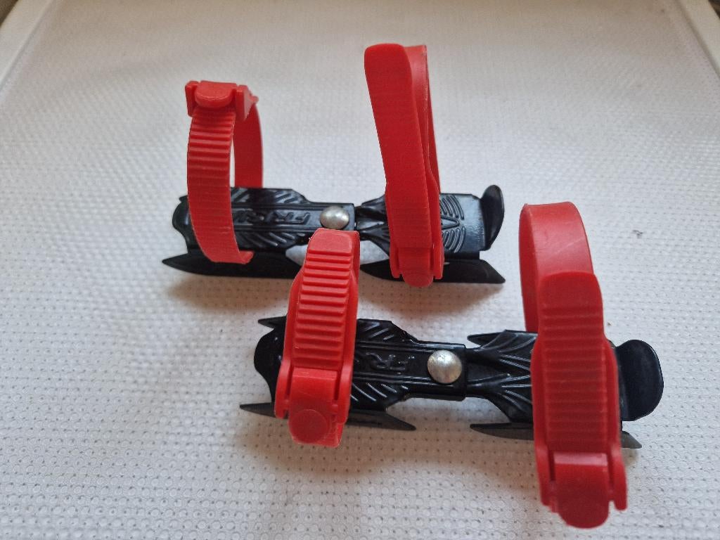 Schaatsen, dubbele glij- ijzers, maat 24-30, Ophalen, Gebruikt