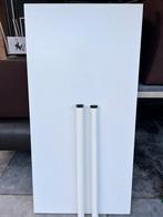 IKEA ADILS / LAGKAPTEN WITTE BUREAU BIJNA GRATIS, Huis en Inrichting, Bureaus, Ophalen, Zo goed als nieuw, Bureau