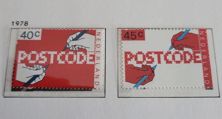 Nederland 1978 Postcode 40c en 45c Postfris, Postzegels en Munten, Postzegels | Nederland, Postfris, Na 1940, Ophalen of Verzenden