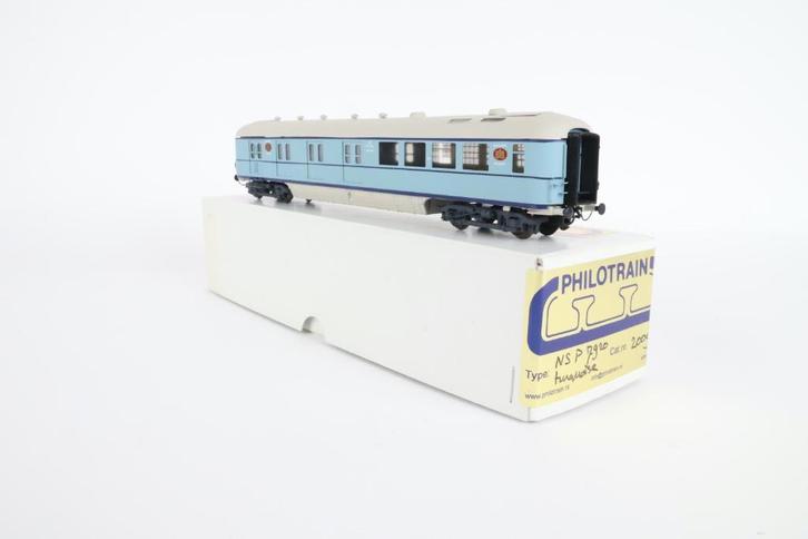 Philotrain P7920 bolkop post turqoise, Hobby en Vrije tijd, Modeltreinen | H0, Zo goed als nieuw, Wagon, Gelijkstroom, Overige merken