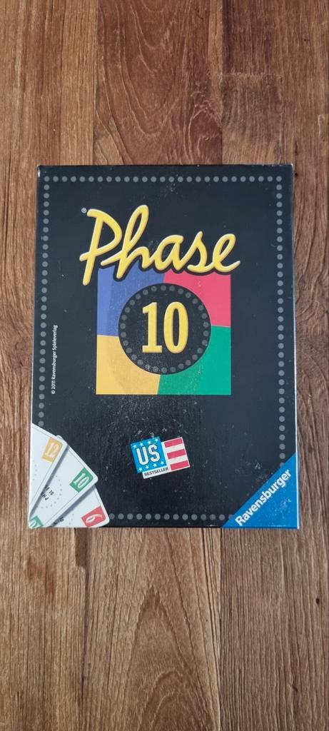 Phase 10 kaartspel, Hobby en Vrije tijd, Gezelschapsspellen | Bordspellen, Gebruikt, Drie of vier spelers, Vijf spelers of meer