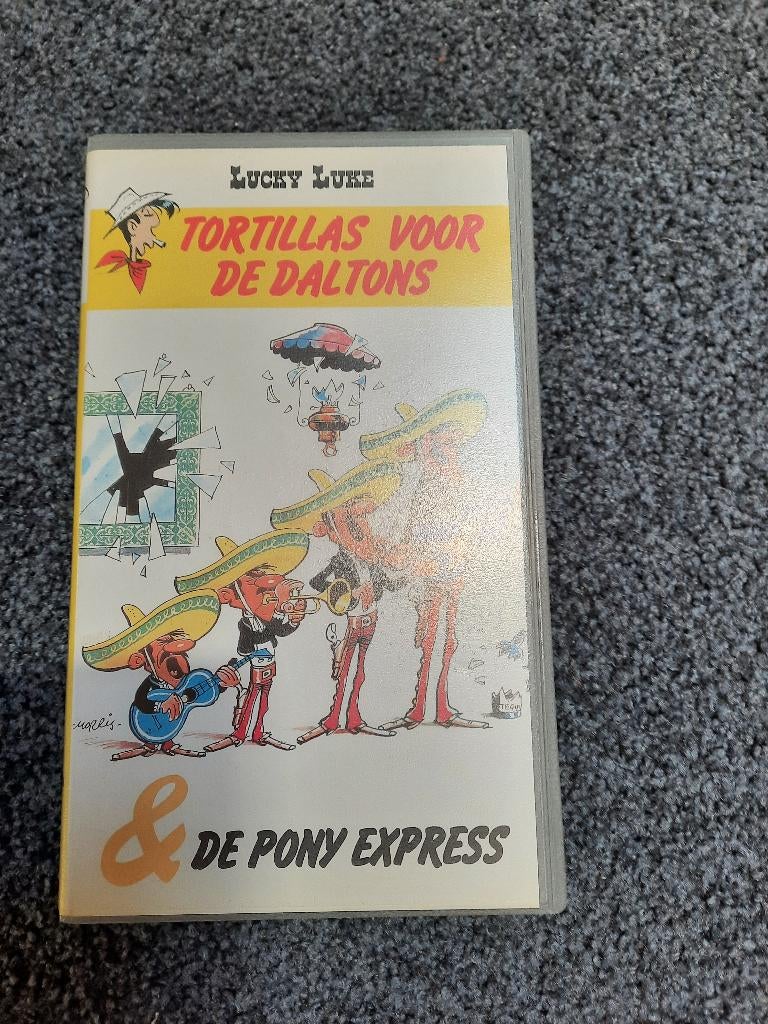 LUCKY LUKE "De Pony Express" Leuke Tekenfilm Op VIDEO!, Cd's en Dvd's, VHS | Kinderen en Jeugd, Tekenfilm, Alle leeftijden, Kinderprogramma's en -films