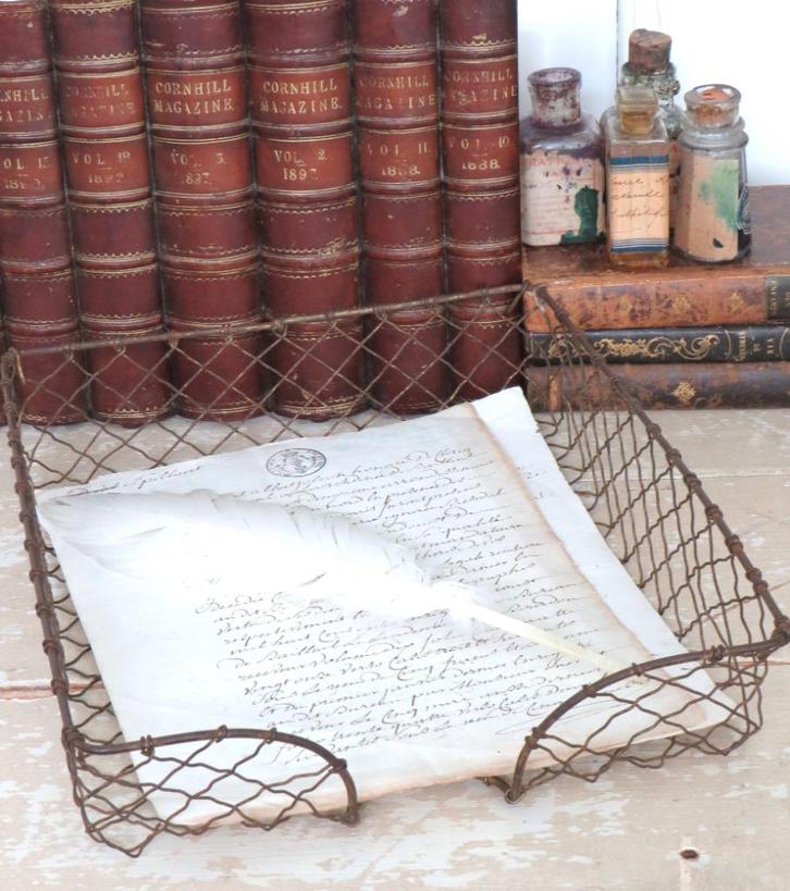 Franse draadmand, Antiek en Kunst, Curiosa en Brocante, Ophalen of Verzenden