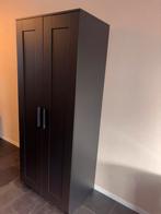 Ikea BRIMNES kledingkast - zwart, 78x190 cm, Ophalen, Overige materialen, 50 tot 100 cm, Zo goed als nieuw