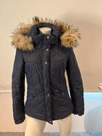 Baldinini blauwe jas met mooie bontkraag maat it 44 nl 38, Kleding | Dames, Jassen | Winter, Maat 38/40 (M), Blauw, ., Ophalen of Verzenden
