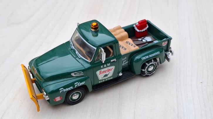 1954 Ford F-100 Sneeuwschuiver Matchbox coll. Modelauto, Hobby en Vrije tijd, Modelauto's | 1:43, Zo goed als nieuw, Auto, Matchbox