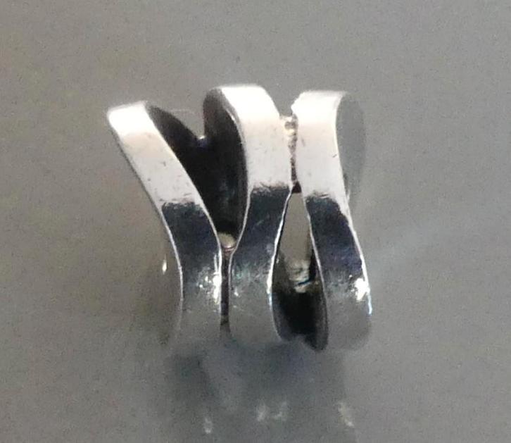 Trollbeads LACHENDE CILINDER (blijdschap en geluk), Sieraden, Tassen en Uiterlijk, Bedels, Zo goed als nieuw, Trollbeads, Zilver