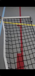 3 volleybalnetten 1/3 van de lengte van de zaal, Sport en Fitness, Volleybal, Ophalen of Verzenden, Gebruikt, Overige typen