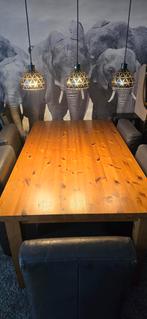 Grenen Tafel, Ophalen, Gebruikt, 150 tot 200 cm, Vijf personen of meer