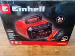 Einhell 2in1 Acculader & Jumpstarter 15A 12V, Auto diversen, Ophalen of Verzenden, Zo goed als nieuw