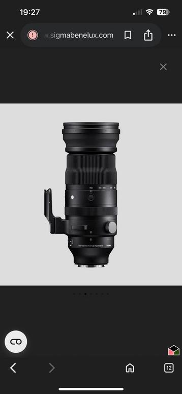 Sigma 150-600mm f/5-6.3 DG DN OS Lens beschikbaar voor biedingen