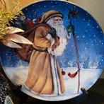 Keramiek kerst sierbord - 31.5 cm, Antiek en Kunst, Ophalen of Verzenden