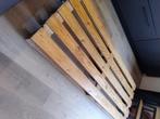 Heel mooi, stoer eenpersoons palletbed op wielen, Huis en Inrichting, Ophalen, Stoer, Zo goed als nieuw, 80 cm