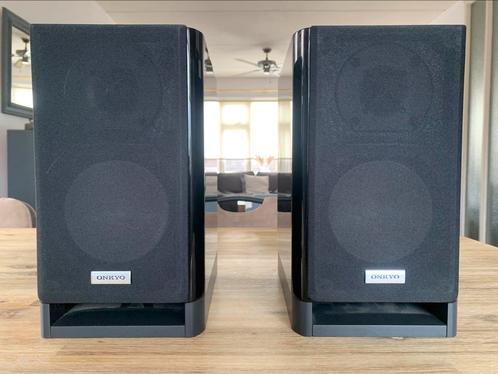 Onkyo d-n10bx high quality bookshelf speakers, Audio, Tv en Foto, Luidsprekers, Zo goed als nieuw, Front, Rear of Stereo speakers