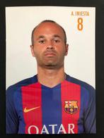 FC Barcelona Iniesta Postkaart, Ophalen of Verzenden, Zo goed als nieuw, Buitenlandse clubs, Spelerskaart