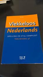 Dick Pak vlekkeloos Nederlands spelling stijl. taalniveau 4F, Ophalen of Verzenden, Zo goed als nieuw, Dick Pak, Nederlands