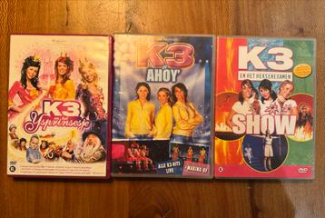 K3 DVD Collectie - Ahoy, Ijsprinsesje, Heksenexamen beschikbaar voor biedingen