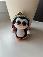 TY Beanie Boo’s sleutelhanger knuffel pinguïn Penelope 10 cm, Ophalen of Verzenden, Zo goed als nieuw, Overige typen