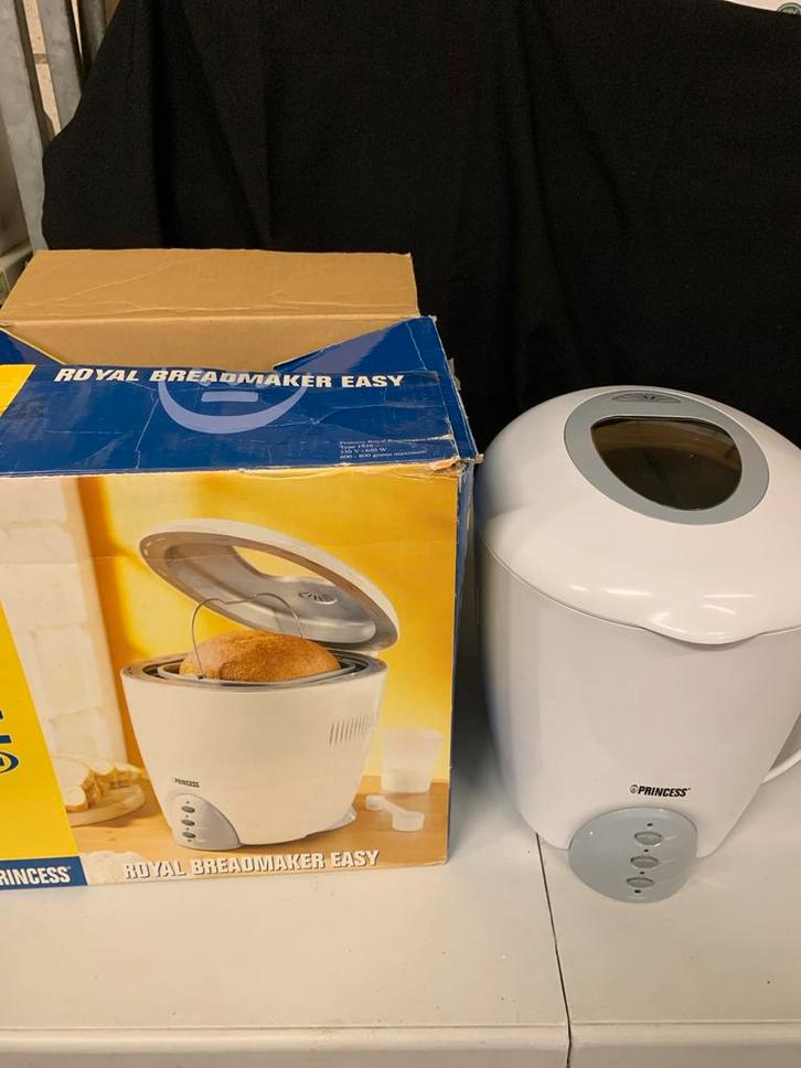 Princess Broodbakmachine - Zo goed als nieuw!, Witgoed en Apparatuur, Broodbakmachines, Zo goed als nieuw, Met timer, 400 tot 800 gram deeg
