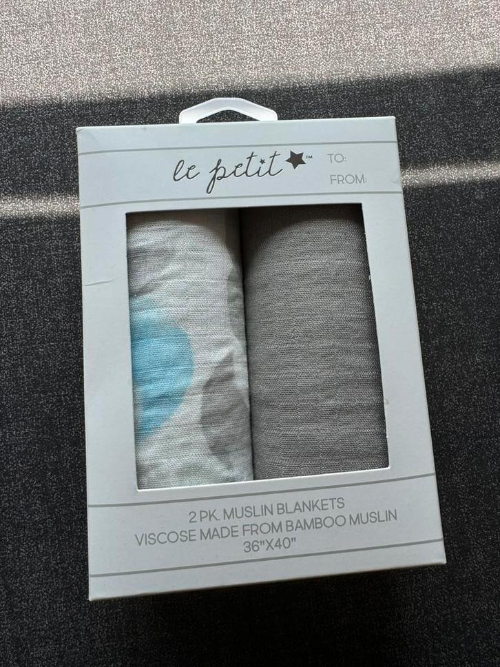 Te koop: NIEUW set van 2 grote hydrofiele (inbaker)doeken, Kinderen en Baby's, Badjes en Verzorging, Nieuw, Overige typen, Ophalen of Verzenden