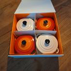 4 minipannetjes le creuset 10cm, Nieuw, Ophalen of Verzenden, Schaal of Schalen, Effen
