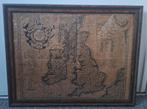 Prent Anglia, Scotia et Hibernia, Huis en Inrichting, Ophalen, Minder dan 50 cm, Gebruikt, Overige typen