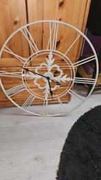 Metalen Klok Rivierdale Style, Huis en Inrichting, Woonaccessoires | Klokken, Ophalen of Verzenden