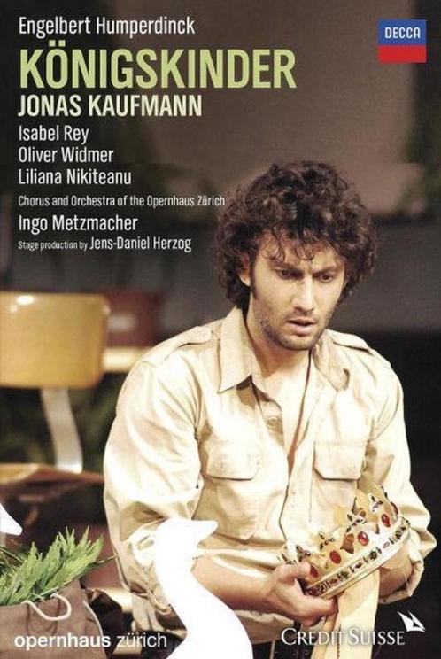 BLU-RAY KONIGSKINDER JONAS KAUFMANN ENGELBERT HUMPERDINCK, Cd's en Dvd's, Blu-ray, Zo goed als nieuw, Muziek en Concerten, Verzenden