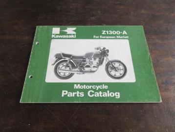 Kawasaki Z1300 A4 1981 parts list catalog onderdelenboek beschikbaar voor biedingen