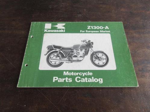 Kawasaki Z1300 A4 1981 parts list catalog onderdelenboek, Motoren, Handleidingen en Instructieboekjes, Kawasaki, Ophalen of Verzenden