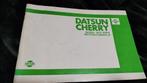 DATSUN CHERRY N 10. INSTRUCTIEBOEKJE ca 1980, Ophalen of Verzenden