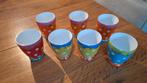 7 Oilily bekers, Huis en Inrichting, Keuken | Servies, Glas of Glazen, Gebruikt, Keramiek, Ophalen of Verzenden