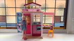 Inklapbaar Barbie Droomhuis met Accessoires, Ophalen of Verzenden, Gebruikt, Poppenhuis