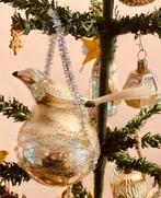 Oud kerst vogeltje op bal vintage oude kerstversiering, Antiek en Kunst, Curiosa en Brocante, Ophalen of Verzenden
