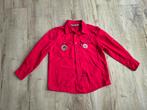 Mooie rode scoutingblouse, Bever uniform, Scoutfit, maat 128, Verzamelen, Scouting, Scoutfit, Onbekend, Ophalen of Verzenden, Zo goed als nieuw